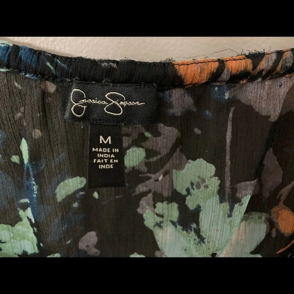Jessica Simpson Low Waist Floral Dress M - Picture 2 of 14